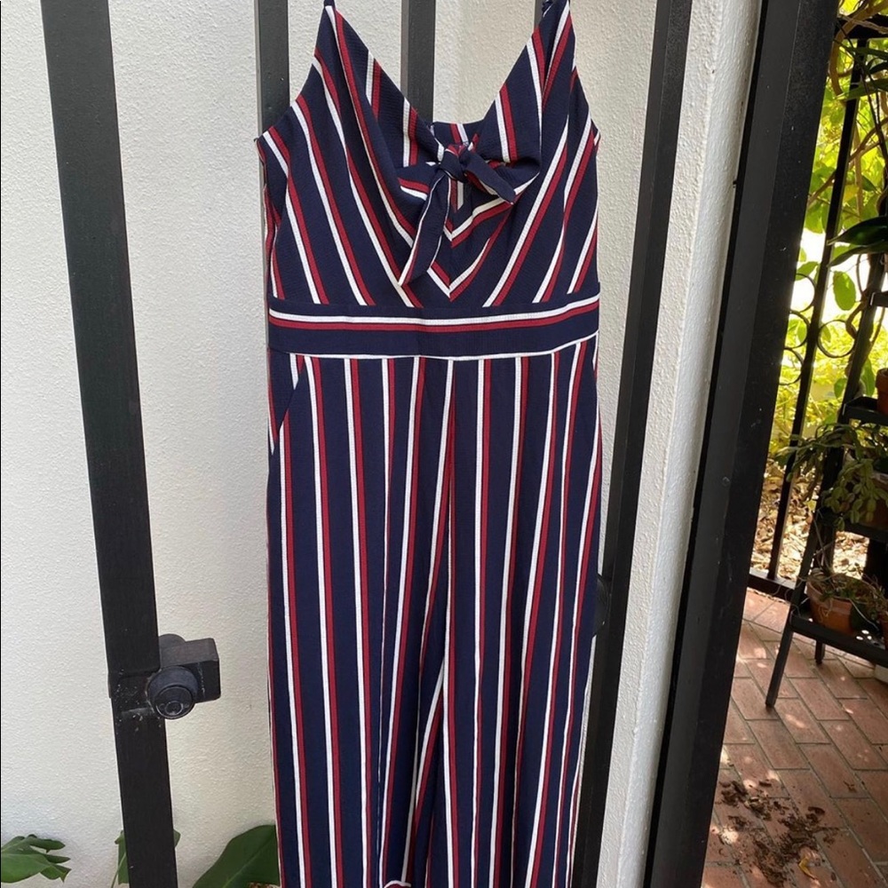 Red, White and Blue (Navy) Jumpsuit